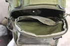 Однолямковий міський тактичний рюкзак Tactical барсетка сумка слінг із системою molle на 7 л Олива (095-olive) - зображення 13