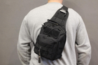 Тактичний рюкзак Silver Knight однолямочный з системою M. O. L. L. E Black (098-black) - зображення 13