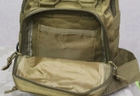 Однолямковий міський тактичний рюкзак Tactical барсетка сумка слінг із системою molle на 7 л Coyote (095-coyote) - зображення 12