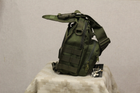 Тактичний рюкзак Silver Knight однолямочный з системою M. O. L. L. E Olive (098-olive) - зображення 15