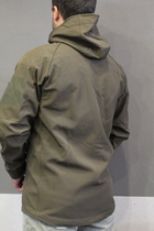Тактична куртка Tactic з капюшоном софтшелл Оливковий розмір M (5000HO-M) - зображення 3