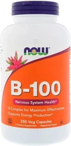 Комплекс витаминов группы B Now Foods B-100 250 вегетарианских капсул (733739004383)