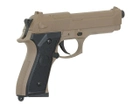 Пістолет Cyma Beretta M92F/M9 CM.126 Tan AEP (Страйкбол 6мм) - зображення 4