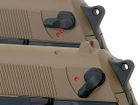 Пістолет Cyma Beretta M92F/M9 CM.126 Tan AEP (Страйкбол 6мм) - зображення 7