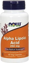 Натуральна добавка Now Foods Alpha Lipoic Acid 250 мг Капсули