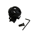 Кріплення для ліхтаря ACM FAST & MICH Helmet Rails Single Clam 254 mm Чорний 2000000036489 - зображення 1