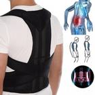Бандаж для вирівнювання спини ортопедичний коректор Back Pain Help Support Belt Розмір M (VS7004270-2) - зображення 3