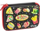 Пенал Cool For School 1 отделение с органайзером черный (QT-5667-Black)