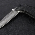 Нож складной Firebird F620-B2 (длина: 205мм, лезвие: 88мм) с травлением, черный - изображение 4