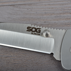 Нож складной SOG SlimJim Tanto (длина: 187мм, лезвие: 70мм, сатин), сатин - изображение 3