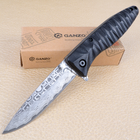 Нож складной Firebird F620-B2 (длина: 205мм, лезвие: 88мм) с травлением, черный - изображение 5