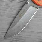 Нож складной Ganzo G6252 (длина: 210мм, лезвие: 89мм, сатин), оранжевый - изображение 3
