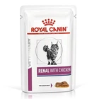 Влажный корм для кошек Royal Canin Renal with chicken Feline при заболеваниях почек