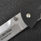 Нож складной Ontario Bob Dozier Arrow (длина: 208мм, лезвие: 92мм, сатин), черный 9100 - изображение 4