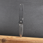 Нож складной Ontario Bob Dozier Arrow (длина: 208мм, лезвие: 92мм, сатин), черный 9100 - изображение 12