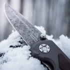 Нож складной Boker Leopard-Damast I (длина: 210мм, лезвие: 90мм), черный-дерево - изображение 3