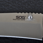 Нож складной SOG Traction Tanto (длина: 197мм, лезвие: 89мм, сатин) - изображение 4