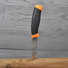 Нож фиксированный Mora Companion (длина: 218мм, лезвие: 103мм), оранжевый - изображение 7