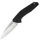 Нож складной Kershaw Dividend (длина: 185мм, лезвие: 76мм), черный - изображение 1