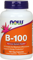 Вітаміни Now Foods B-100 100 веган-капсул (733739004369)