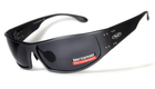 Защитные очки Global Vision Bad-Ass 2 gun metal (gray) (Gatorz Magnum) (1БЕД2-ГМ20) - изображение 1