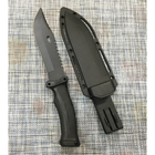 Охотничий антибликовый нож 30 см GR A183 c фиксированным клинком (00000XS1838A) - изображение 5