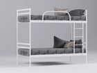 Двоярусне ліжко Метакам Comfort Duo металева 200x90 см Білий Глянець