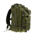 Тактичний військовий штурмової похідний рюкзак Molle Assault 20L Універсальний рюкзак Olive - зображення 1