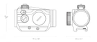 Прицел коллиматорный Hawke Vantage 1x30 Weaver 3 MOA Dot (12104) - изображение 3