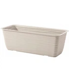 Горшок балконный Form-Plastic Sahara-40 5,7 л серый с подставкой (3180-055)
