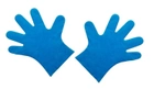 Рукавички одноразові нестерильні, неопудрені TPE Unex Medical Products розмір XL 200 шт. — 100 пар Блакитні (77-48-1) - зображення 2