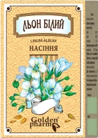 Упаковка фіточаю Голден-Фарм Льон білий насіння 100 г х 4 шт. (71801359348169) - зображення 2