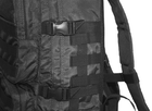 Рюкзак тактичний 5.15.b 40 літрів Ортопедична спинка Оксфорд 600D Чорний - зображення 6