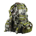 Рюкзак тактический +3 подсумка AOKALI Outdoor B08 75L Camouflage Green (F_5367-16918) - изображение 1