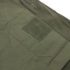 Тактична футболка з коротким рукавом Lesko A416 Green XXL чоловіча на змійці з камуфляжною кишенями (F_4251-12420) - зображення 4