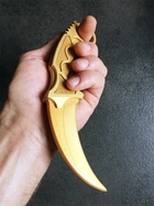 Rozetka Derevyannyj Nozh Iz Stendoff 2 Kerambit Gold Igrushechnyj Nozh Iz Dereva Standoff 2 Karambit Gold Cena Kupit Derevyannyj Nozh Iz Stendoff 2 Kerambit Gold Igrushechnyj Nozh Iz Dereva Standoff