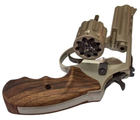 Револьвер під патрон Флобера PROFI-4.5 "сатин / бук + в подарунок Патрони Флобера 4 мм Sellier & Bellot Sigal (50 шт) + Кобура оперативна для револьвера універсальна + Збройна чищення мастило-спрей XADO - зображення 5