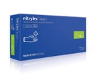 Рукавички нітрилові Nitrylex® Basic нестерильні неприпудрені S 10 уп по 100 шт/50 пар/уп (6736070) - зображення 2