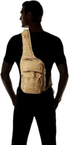 Однолямочный рюкзак тактичний MIL-TEC Койот - зображення 3