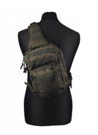 Однолямочный рюкзак тактичний MIL-TEC Олива - зображення 7