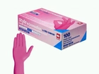 Одноразові рукавички нітрилові нестерильні без пудри Ampri STYLE COLOR GRENADINE Рожеві 100 шт Розмір S - изображение 2