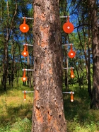 Минитир "Вертушки в дерево 8 шт мелкан", для калибра 22LR. Сателит (739) - изображение 2