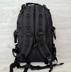 Рюкзак мужской тактический 50402 черного цвета 47 см х 33 см х 18 см - изображение 2
