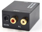 Активний конвертер із цифрового (SPDIF) в аналоговий (RCA) аудіо сигнал (без оптичного кабелю) Voltronic YT-ACWDTA