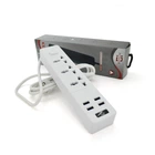 Сетевой фильтр Voltronic ТВ-Т08-White 2 м, 3 розетки, 10А