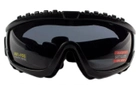 Балістичні окуляри захисні із ущільнювачем Global Vision Ballistech-1 (gray) Anti-Fog, сірі - зображення 2