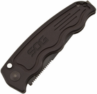 Нож SOG TAC Automatic Black TiNi/Partically Serrated ST-04 - изображение 4