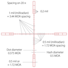 Прицел оптический Hawke Sidewinder 8.5-25x42 SF (20x 1/2 Mil Dot IR) (925705) (5054492171200) - изображение 3