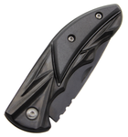 Нож складной черный A863 Без бренда (t6380) - изображение 3