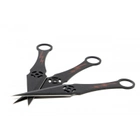 Метательные ножи набор 3 штуки в чехле K004 Черный - изображение 5